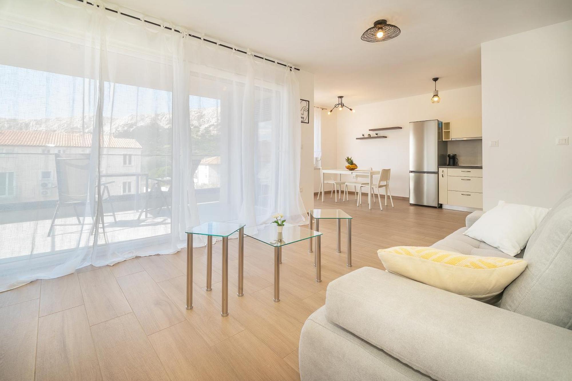 Poolside Apartments Anabella Baška Екстериор снимка