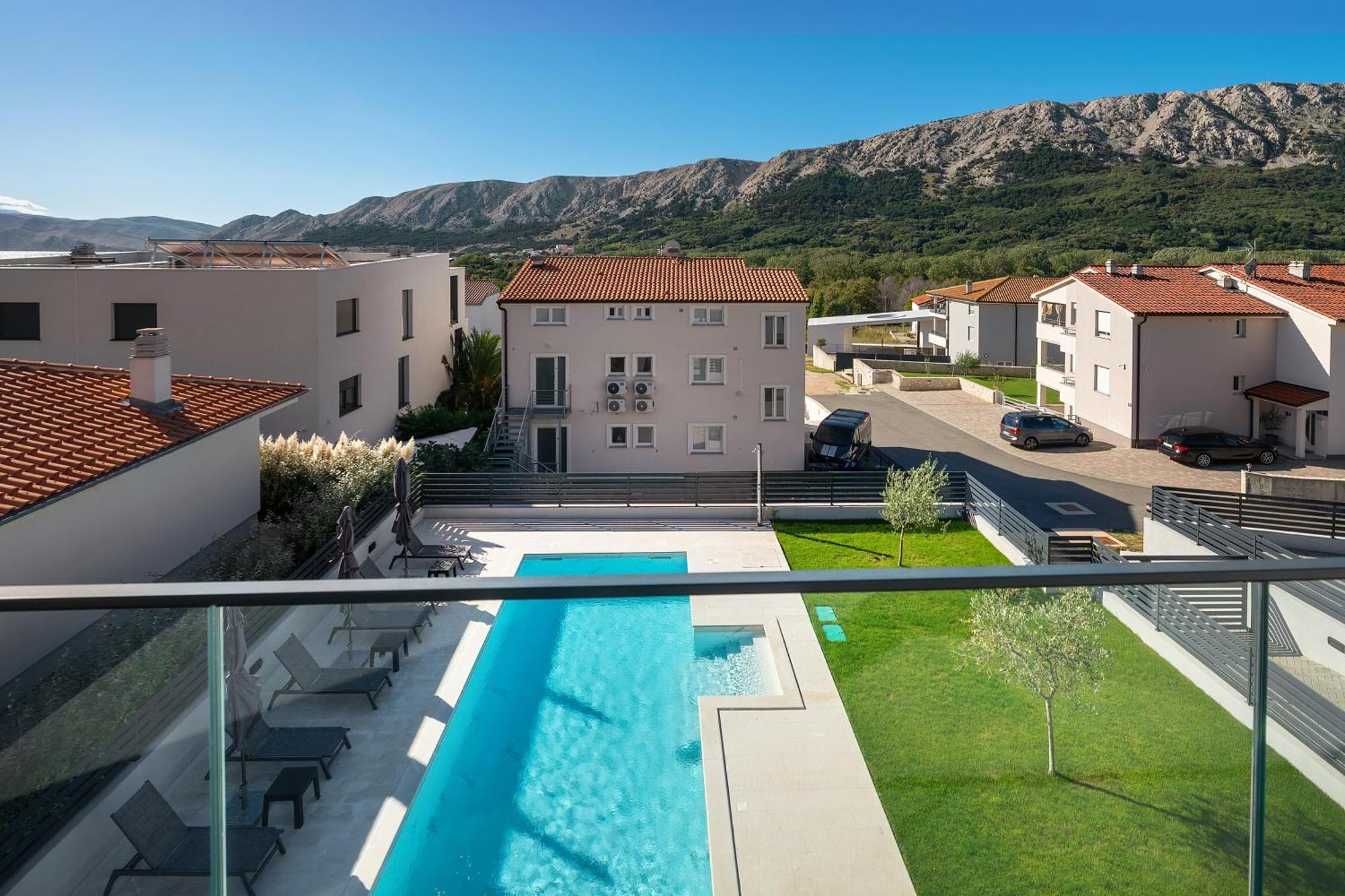 Poolside Apartments Anabella Baška Екстериор снимка